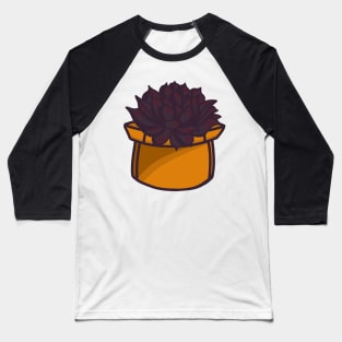 Purple Succulent Baseball T-Shirt